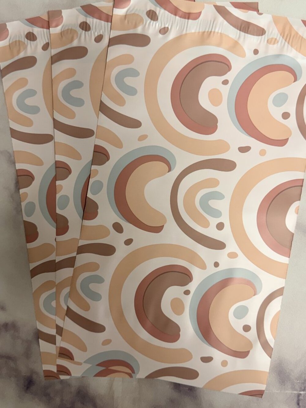 40 Boho Rainbow Designer 6x9 polymailers